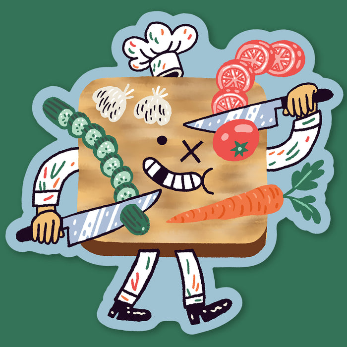 Chop Chef Sticker