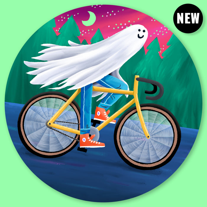 Ghost Biker Sticker
