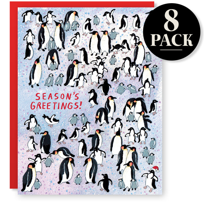 Holiday Penguin Card Box