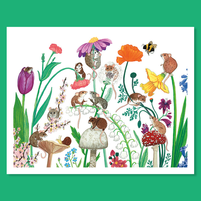 Mouse Garden Print