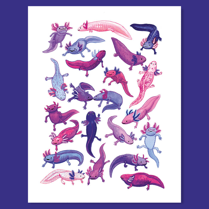 A Lotta Axolotl Print