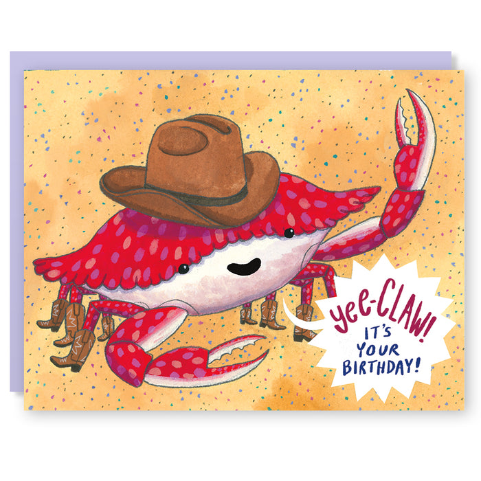 Birthday Crab Card