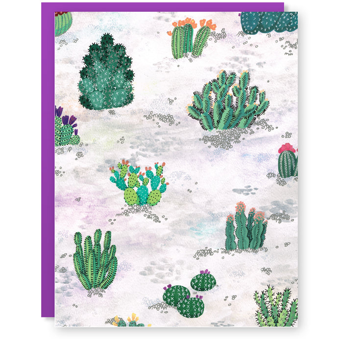 Desert Flowers Card