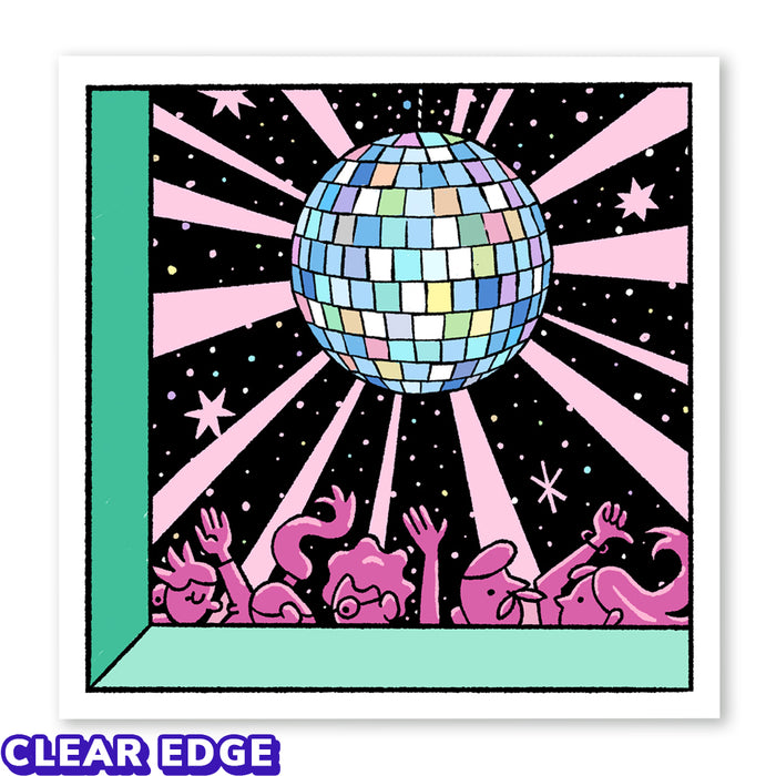 Disco Window Sticker