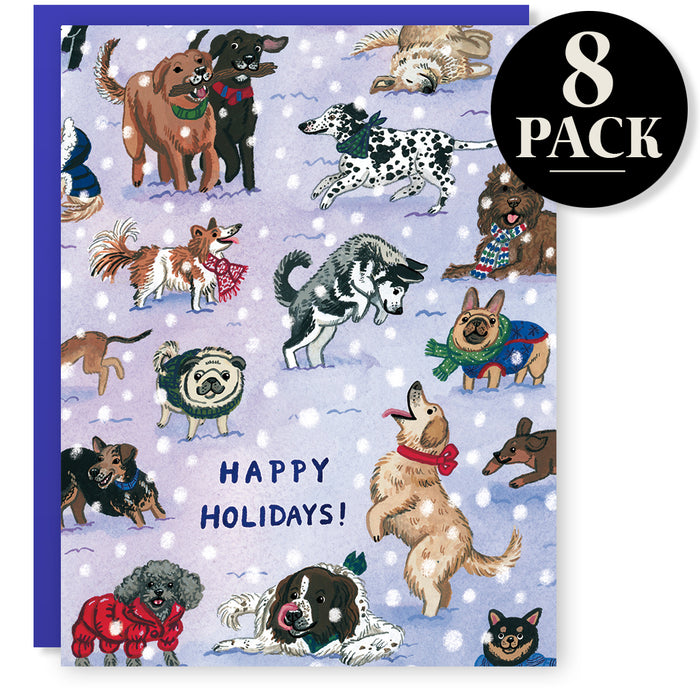 Holiday Dogs Card Box
