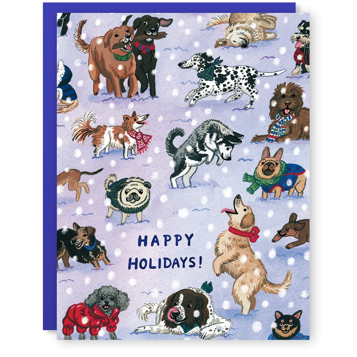 Holiday Dogs Card