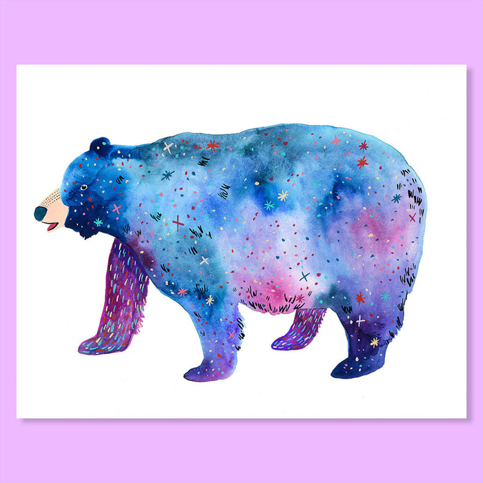Space Bear Print