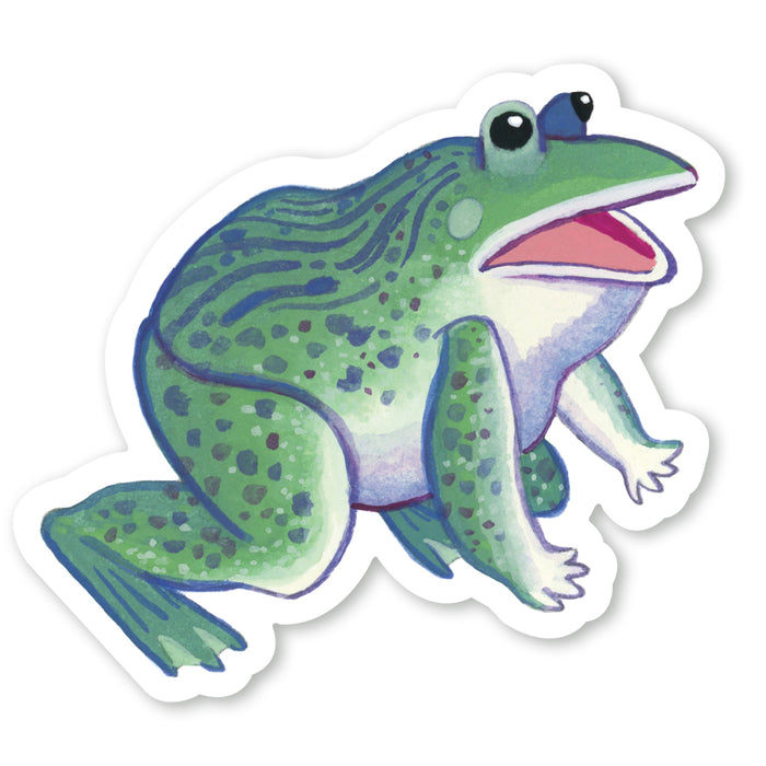 Squeaky Frog Sticker