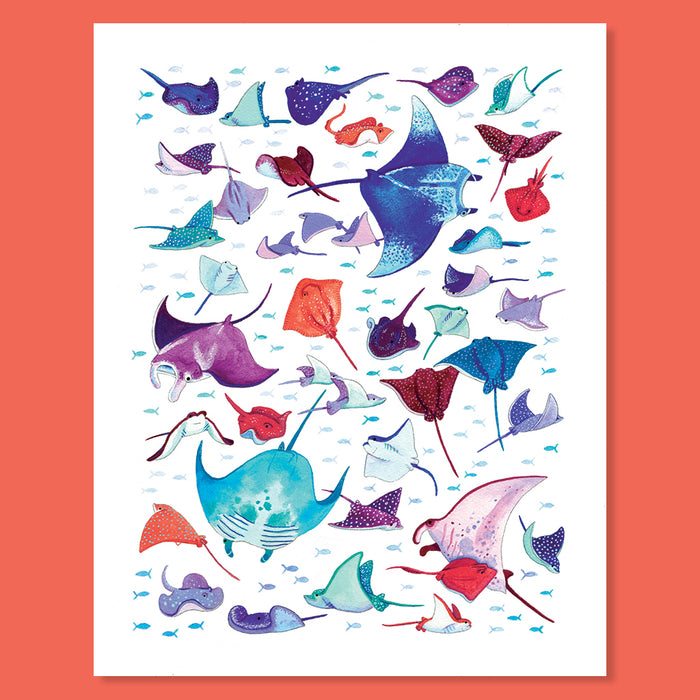 Sting Ray Fever Print
